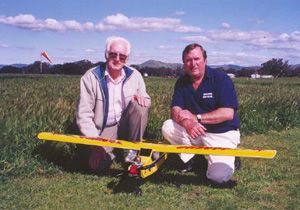 Jim Gamble &amp; Dave with Kyosho Trainer