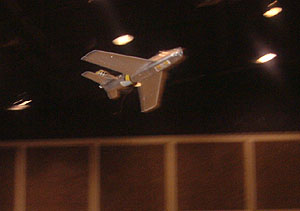 F86 Sabre In Indoor Flight