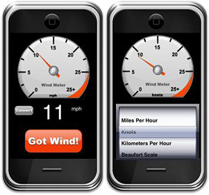 iPhone Windmeter App